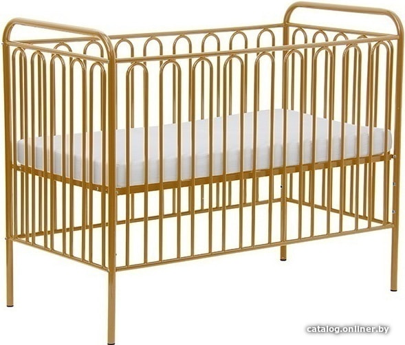 

Классическая детская кроватка Polini Kids Vintage 150 (золотистый)