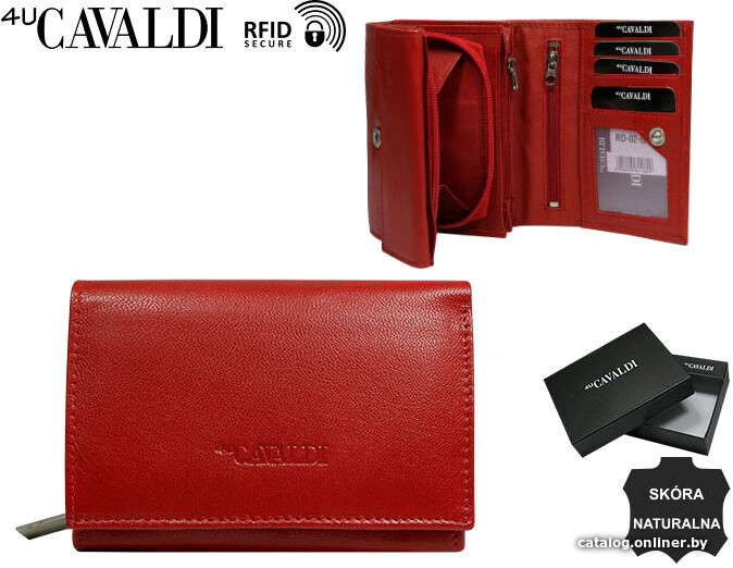 

Портмоне Cedar Cavaldi RD-02-GCL (красный)
