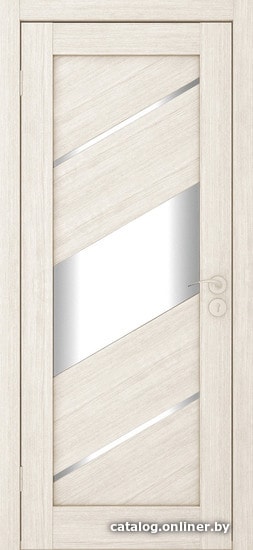 

Межкомнатная дверь IstokDoors Диагональ-3 ДЧ 80x200 (капучино/светлое стекло)