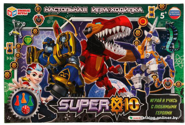 

Настольная игра Умные игры Игра-ходилка. Супер 10 4650250506805