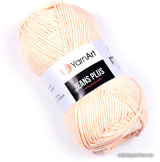 

Пряжа для вязания Yarnart Jeans Plus 55% хлопок/45% полиакрил 73 100 г (160 м, кремовый)