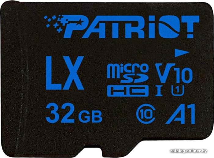 

Карта памяти Patriot microSDHC LX Series PSF32GLX11MCH 32GB