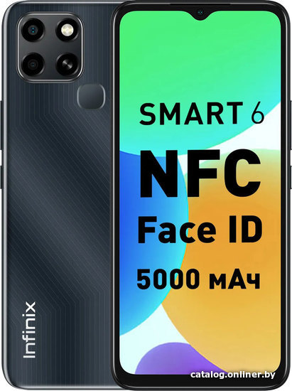 Смартфон Infinix Smart 6 NFC 2GB/32GB (черный) в Борисове