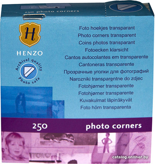 

Держатель для фотографий Henzo Фотоуголки 18.311.00 (250 шт, прозрачный)