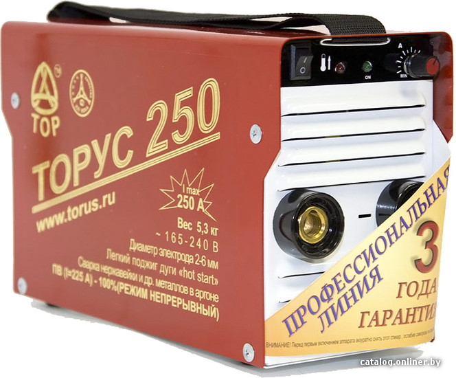 

Сварочный инвертор Торус 250 Экстра
