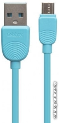 

Кабель Celebrat SKY-2 Micro USB (1 м, голубой)