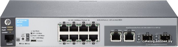 

Управляемый коммутатор 2-го уровня HP 2530-8G (J9777A)