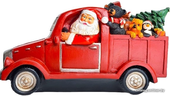 

Елочная игрушка Albero Di Natale Машина с подарками 4384