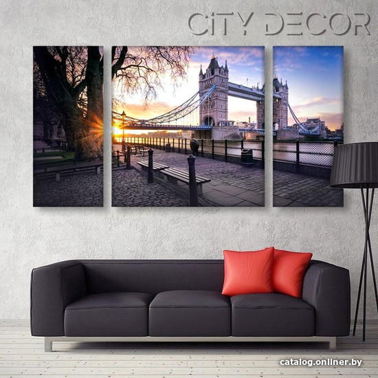 

Модульная картина Citydecor Города/Архитектура 6.21 60x118 см
