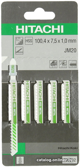 

Набор пильных полотен Hikoki (Hitachi) JM20 750012 (5 шт)