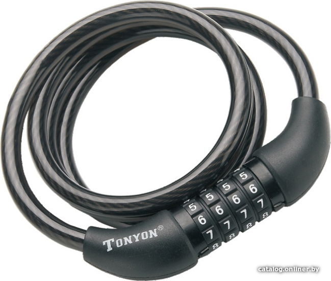 

Тросовый велосипедный замок Tonyon 10x1000 567N-1010 (черный)