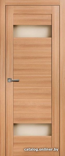 

Межкомнатная дверь Динмар S-12 90x200 (золотой орех/стекло сатин светлый)
