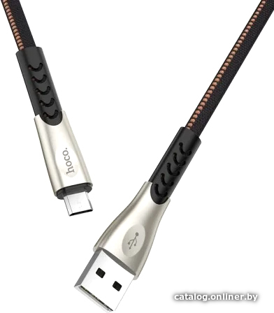 

Кабель Hoco U48 USB Type-A microUSB (1.2 м, черный)