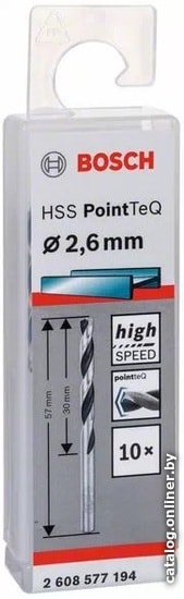 

Набор оснастки Bosch 2608577194 (10 предметов)