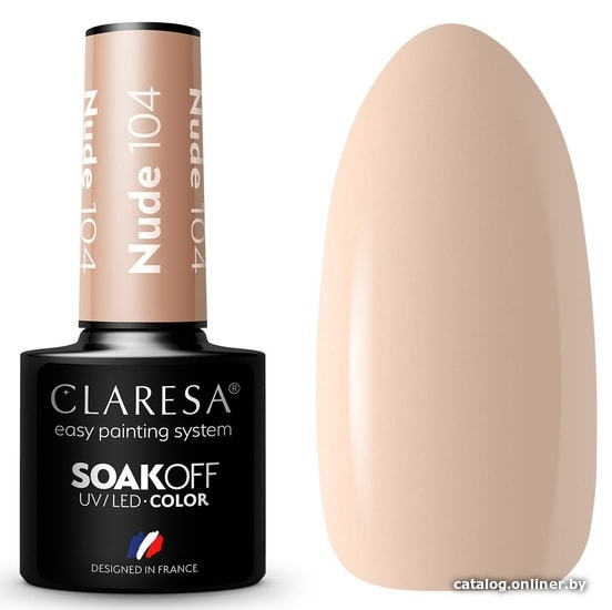 

Гель-лак Claresa Hybrid Nude 104 5 мл