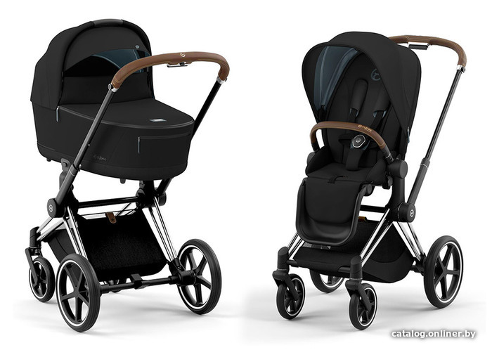 

Универсальная коляска Cybex Priam IV (2 в 1, Stardust Black)
