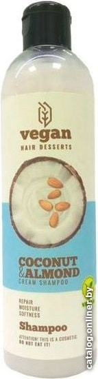 

Шампунь Vegan Desserts Шампунь для волос Coconut & Almond Cream 300 мл