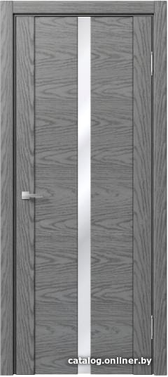 

Межкомнатная дверь MDF-Techno Dominika 226 80х200 (скай оук серый, стекло лакобель белый)