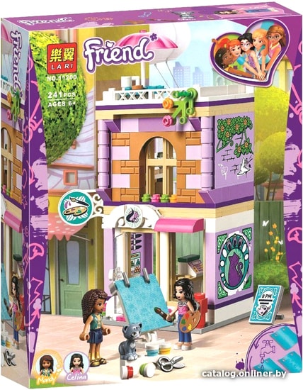 

Конструктор Lari Friends Художественная студия Эммы 11200
