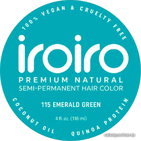 

Краситель прямого действия Iroiro П115 236 мл (изумрудно-зеленый)