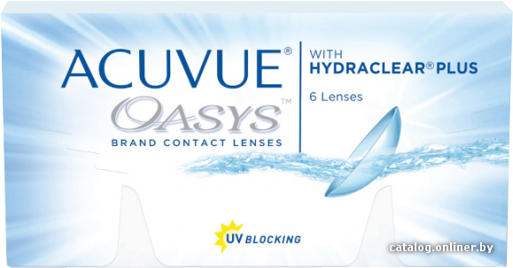 

Контактные линзы Acuvue Oasys with Hydraclear Plus +7 дптр 8.8 мм