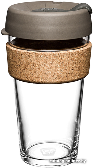 

Многоразовый стакан KeepCup Brew Cork L Latte 454мл (серый)