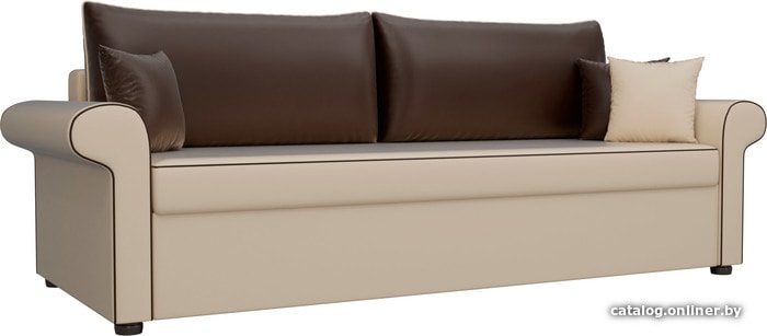 

Диван Лига диванов Милфорд 31550 (экокожа, бежевый/коричневый)
