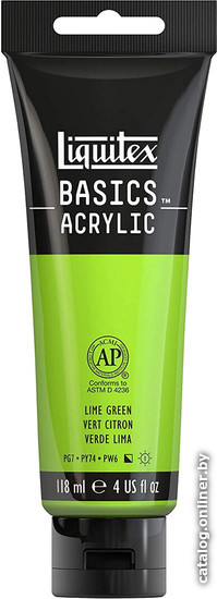 

Акриловая краска Liquitex Basics 1046222 (118 мл, зеленый лаймовый)