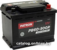 

Автомобильный аккумулятор Patron Power PB60-500R (60 А·ч)
