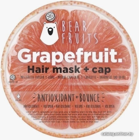 

Маска Bear Fruits Grapefruit 20 мл + шапочка для душа
