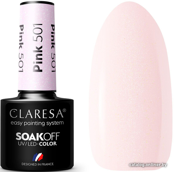 

Гель-лак Claresa Hybrid Pink 501 5 мл