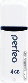 

USB Flash Perfeo C02 4GB (белый) [PF-C02W004]