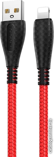 

Кабель Borofone BX38 Ligthtning 1 м (красный)