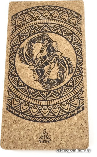 

Блок для йоги RamaYoga Из пробки Gemini Zodiac Collection