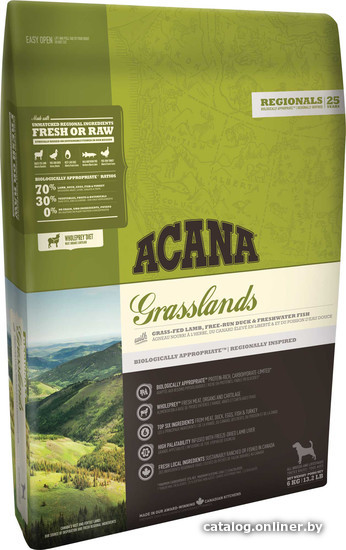 

Сухой корм для собак Acana Grasslands 0.34 кг