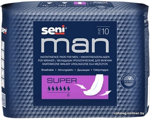 

Урологические прокладки Seni Man Super (10 шт)