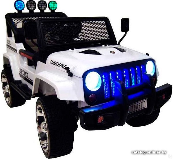 

Электромобиль RiverToys Jeep 4WD T008TT (белый)