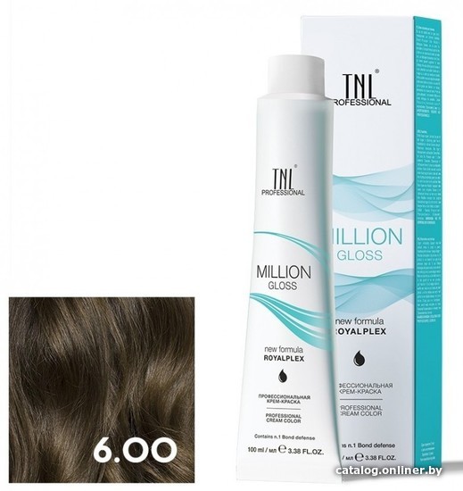 

Крем-краска для волос TNL Professional Million Gloss 6.00 100 мл