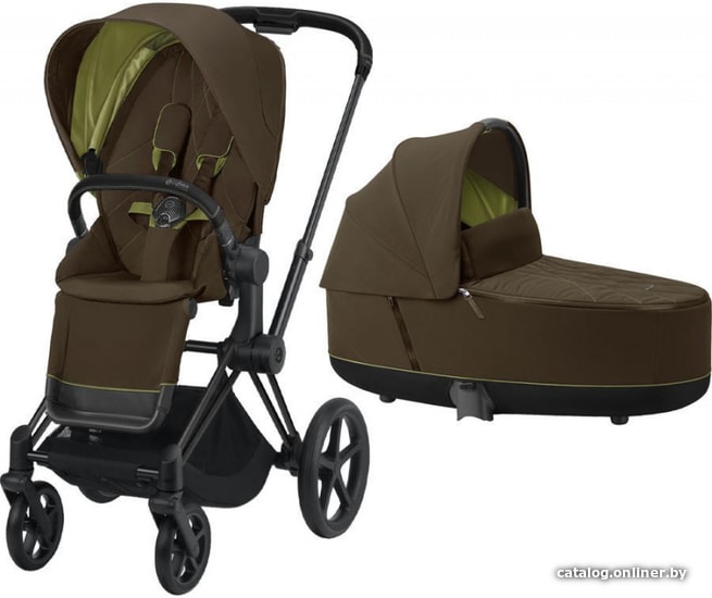 

Универсальная коляска Cybex Priam 2020 (khaki green, рама черная матовая)