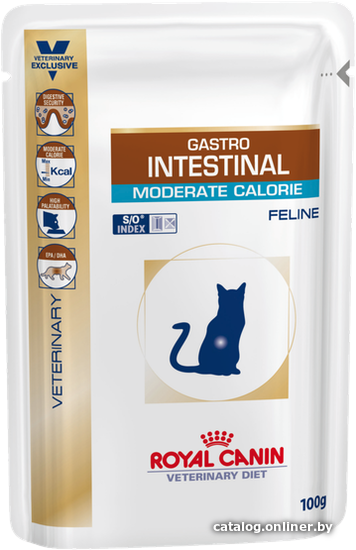 

Пресервы Royal Canin Gastro Intestinal Moderate Calorie 0.1 кг