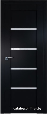 

Межкомнатная дверь ProfilDoors 2.09U 70x200 (черный матовый/стекло белый триплекс)