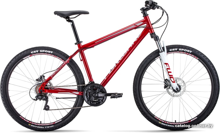 

Велосипед Forward Sporting 27.5 3.0 disc р.17 2021 (красный)