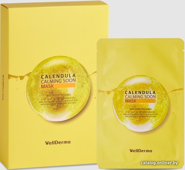 

WellDerma Набор масок для лица Calendula Calming Soon Mask 10x30 мл