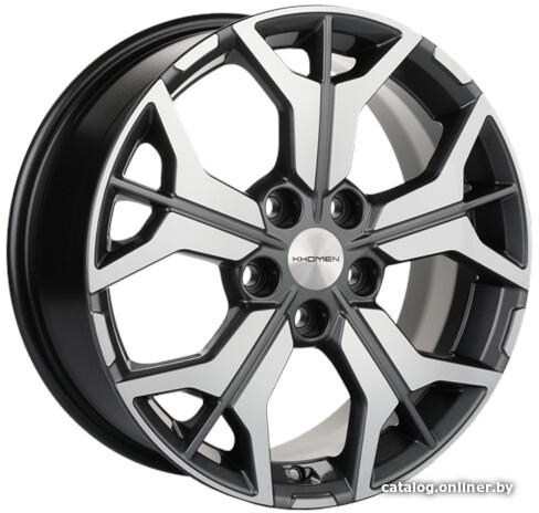 

Литые диски Khomen KHW1715 17x7" 5x114.3мм DIA 60.1мм ET 39мм Black-FP