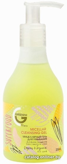 

Greenini Мицеллярный гель Superfood (235 мл)