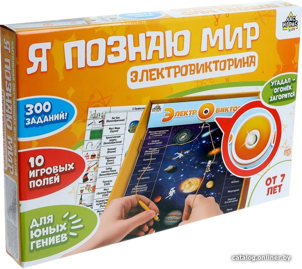 

Детская настольная игра Лас Играс Я познаю мир. 7-10 лет 4366689