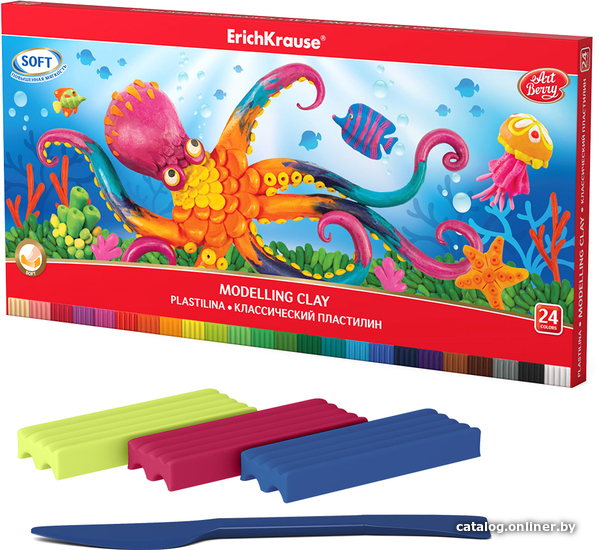 

Пластилин Erich Krause ArtBerry 58534 (24 цвета)