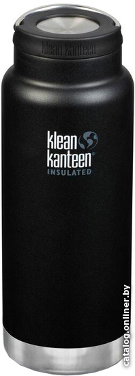 

Термос Klean Kanteen TKWide Loop Cap Shale Black 1005764 946мл