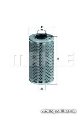 

Масляный фильтр Mahle Knecht OX103D