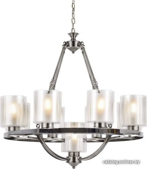 

Подвесная люстра Lumina Deco Santini LDP 1220-9 CHR+WT